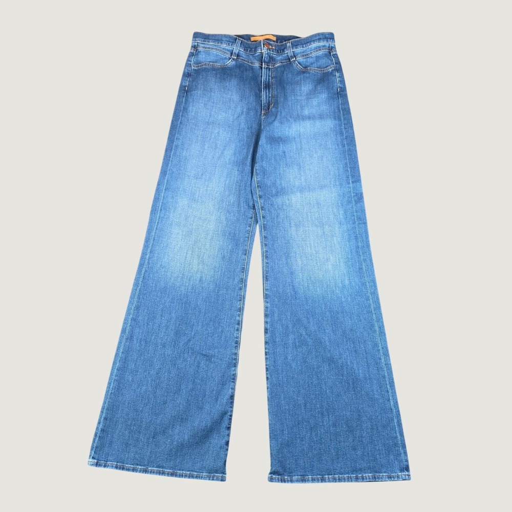Joe's Jeans The Goldie Wide Leg Blue Womens 32x32 High Rise Dont Stress Boho NEW
